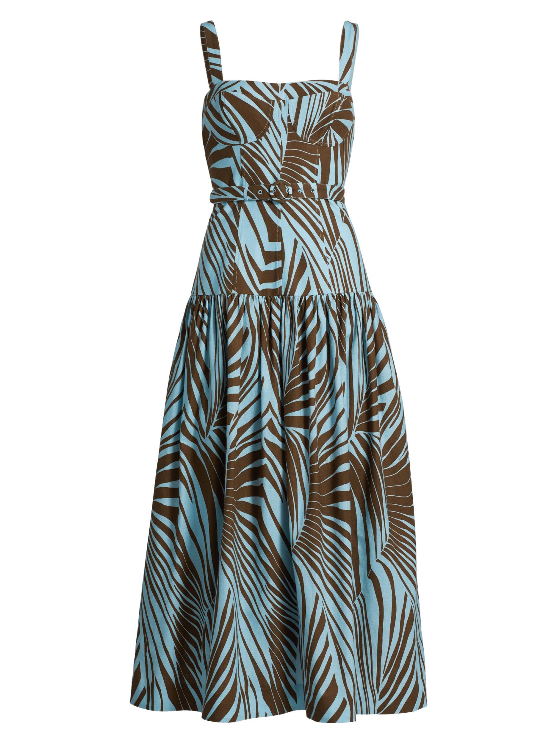 Shop Nicholas the Label - Lidia Printed Bustier Drop-Waist