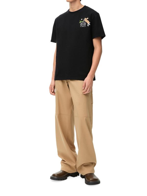 【LOEWE/Suna Fujitaコラボ】ラビットムーン Tシャツ/関税送料込 LOEWE x Suna Fujita Bunny Logo T-Shirt | Harrods US