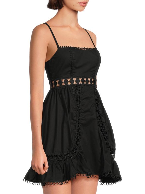 #3: فستان قصير من شارلوت كوتون - أسود