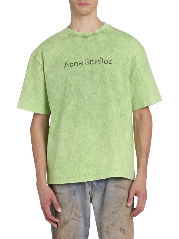 Shop Acne Studios - Exford Stamp Stud Crewneck T-Shirt