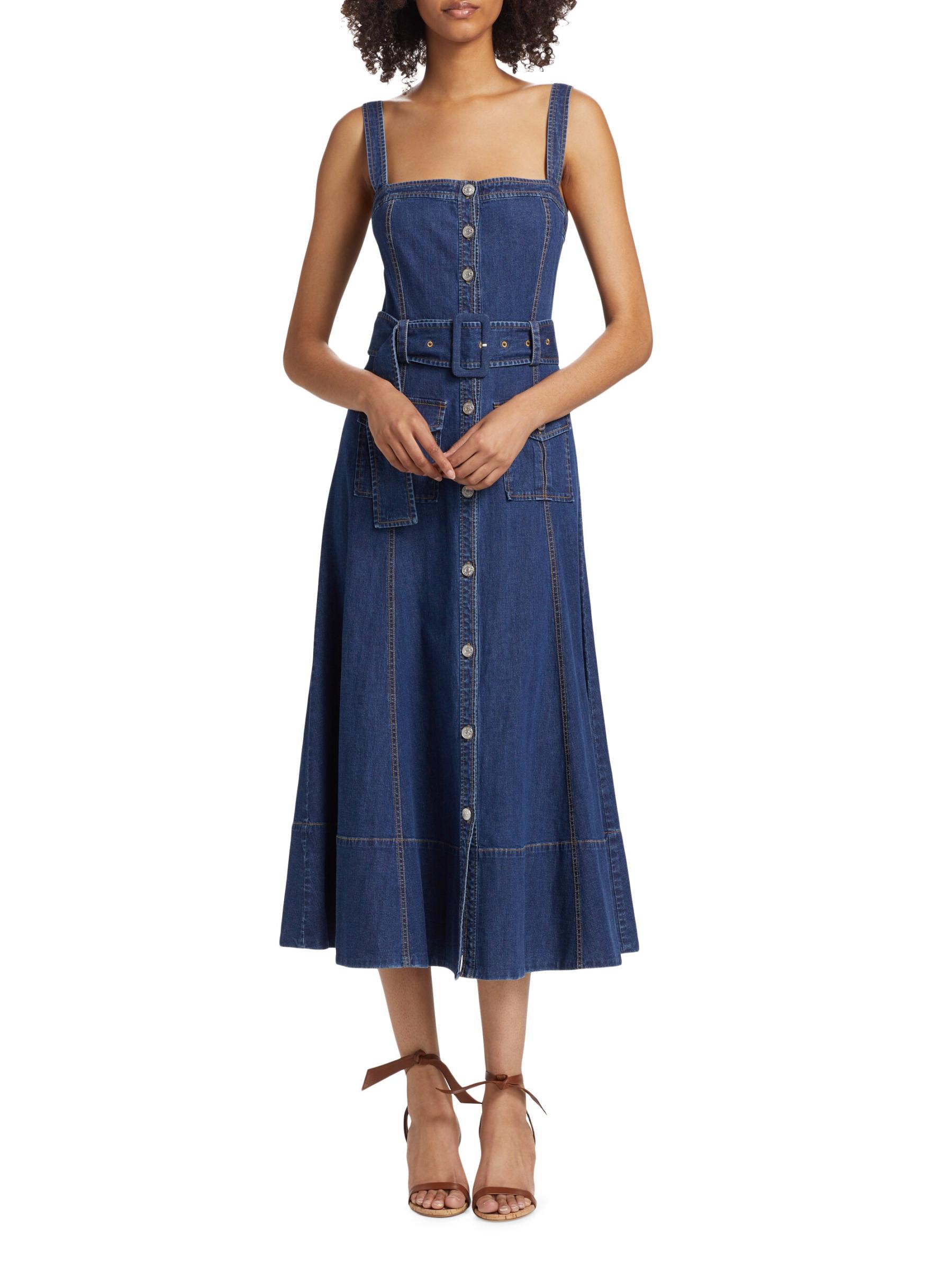 早期完売★ JEANS★Strappy Rip Midi Dress★送料・関税込 OfflineInc6656bfc6e36621983117