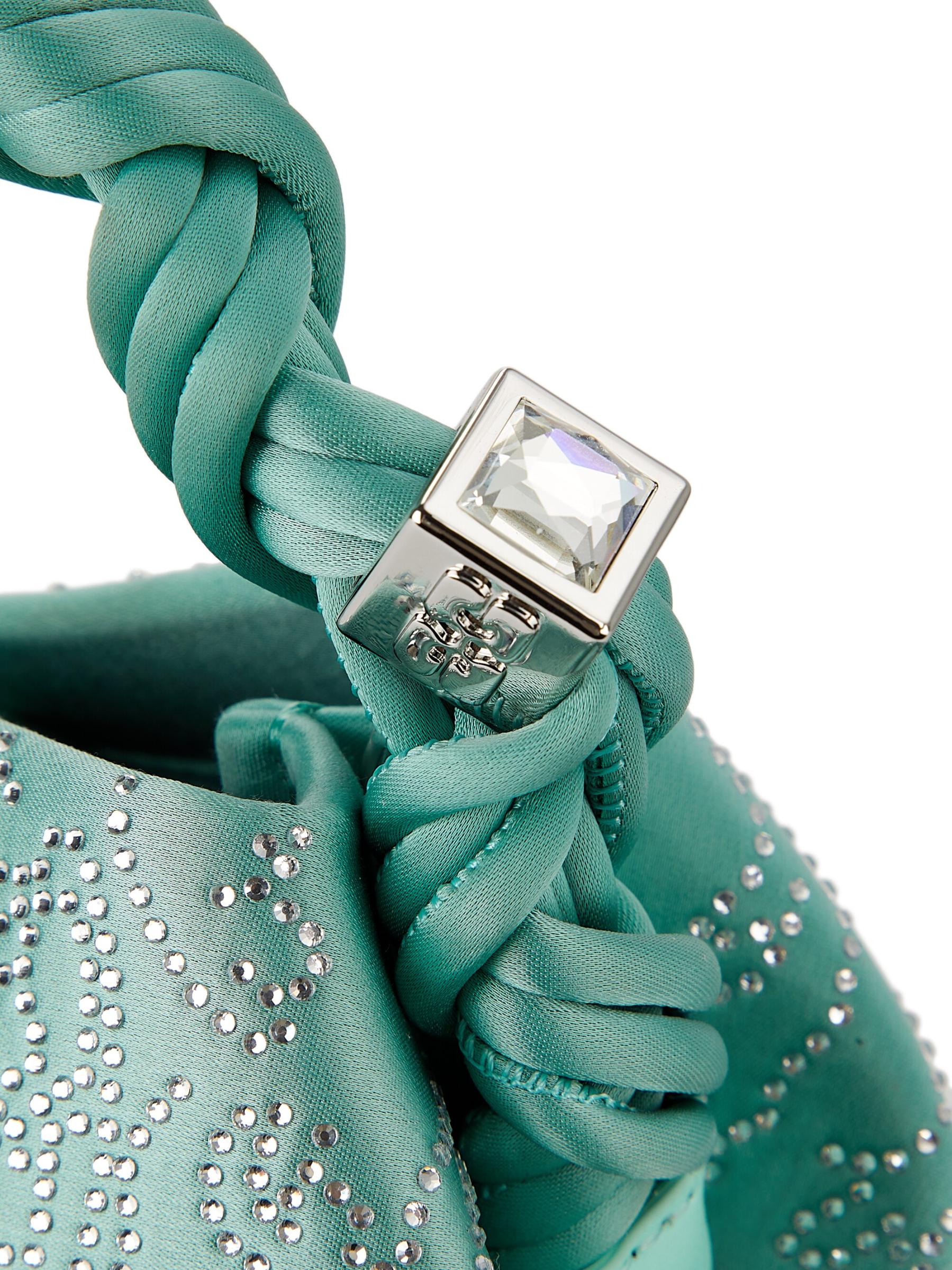 Shop GANNI - Flower Crystal Satin Mini Bou Bag | Saks Fifth