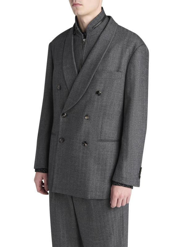 #3: بدلة مريحة من الصوف والكشمير المتعرج - ليلة بلا قمر