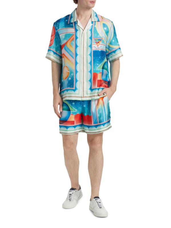 #7: شورت سباحة بطبعة جالاكسي - جلاكسي كورت