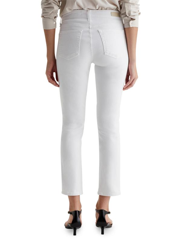 #3: بنطال جينز Mari High-Highe بقصة ضيقة - أبيض