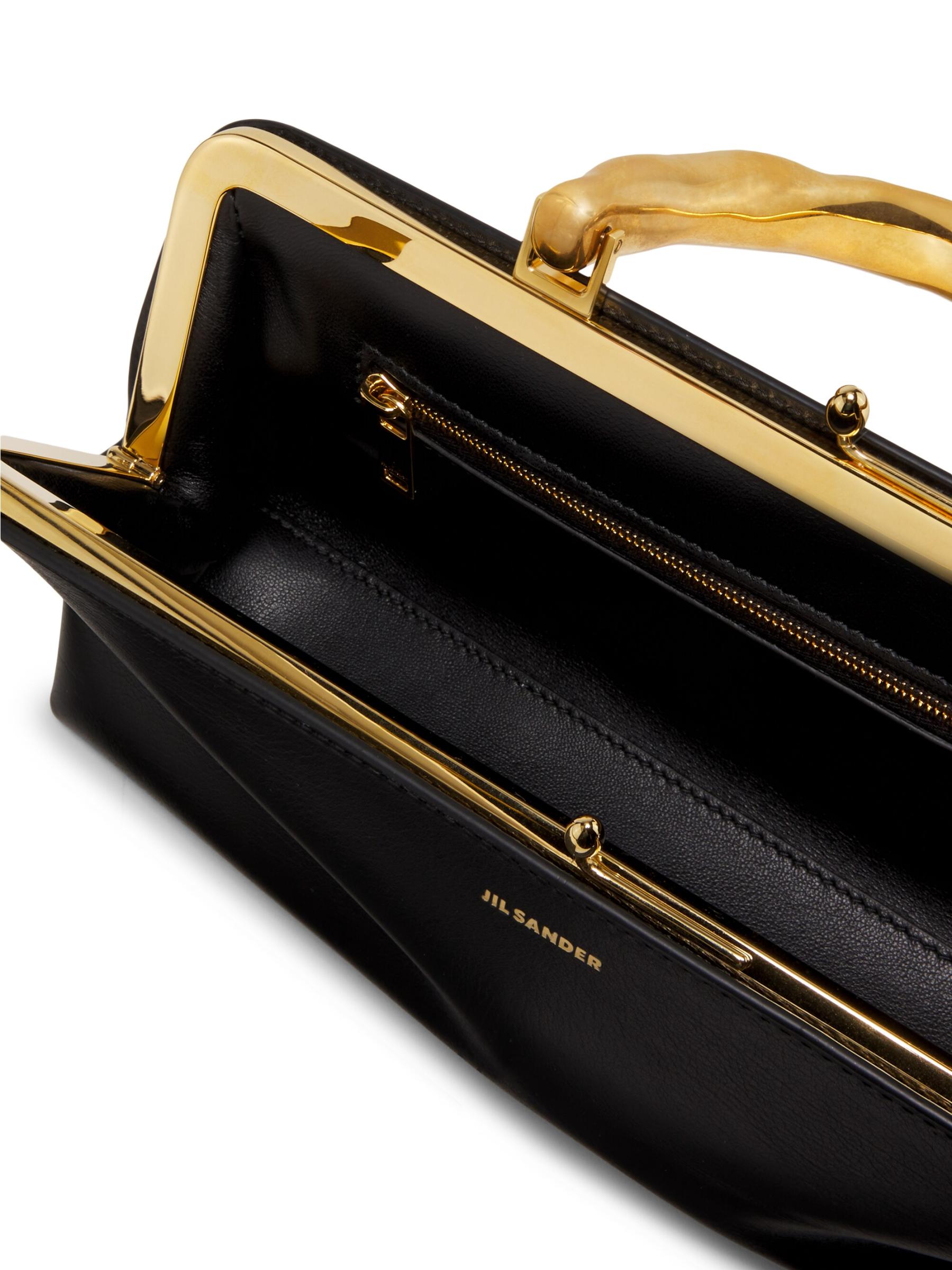 [Jil Sander] スモールレザー ハンドバッグ ◆正規品◆ Jil Sander - スモール・ゴジ・スモール・レザー・トップ