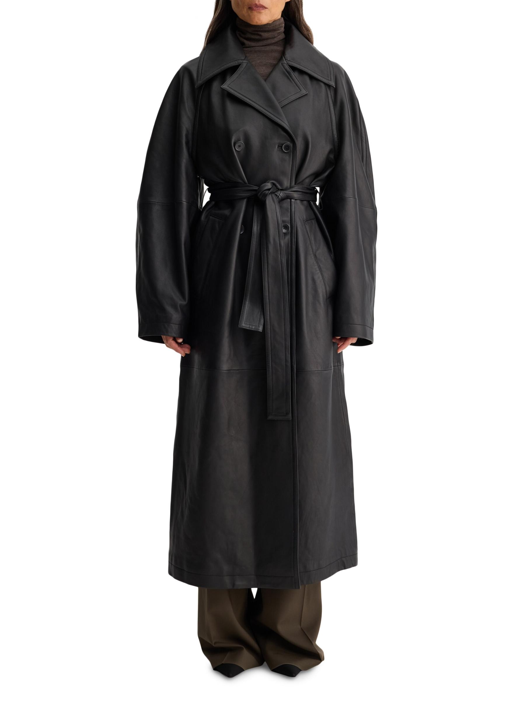 【関税込み】Rohe トレンチコート Róhe - レザートレンチコート をオンライン購入 | Saks Fifth