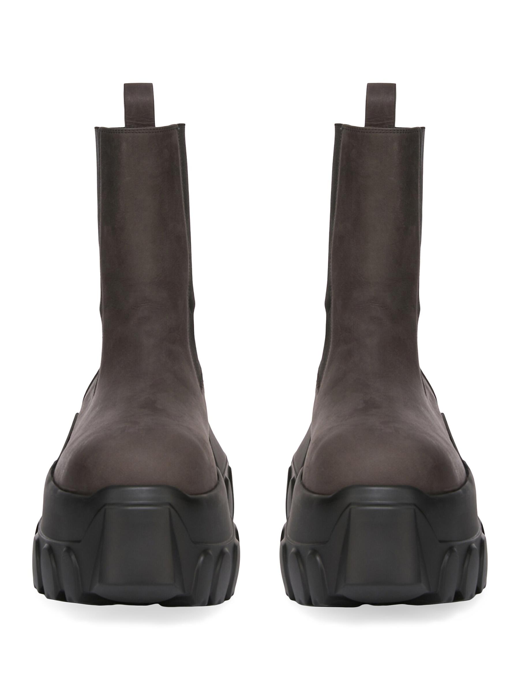 大人気！ RICK OWENS ルナ メガ トラクター ブーツ リック・オウエンス 】ルナメガトラクター レザーブーツ (RICK