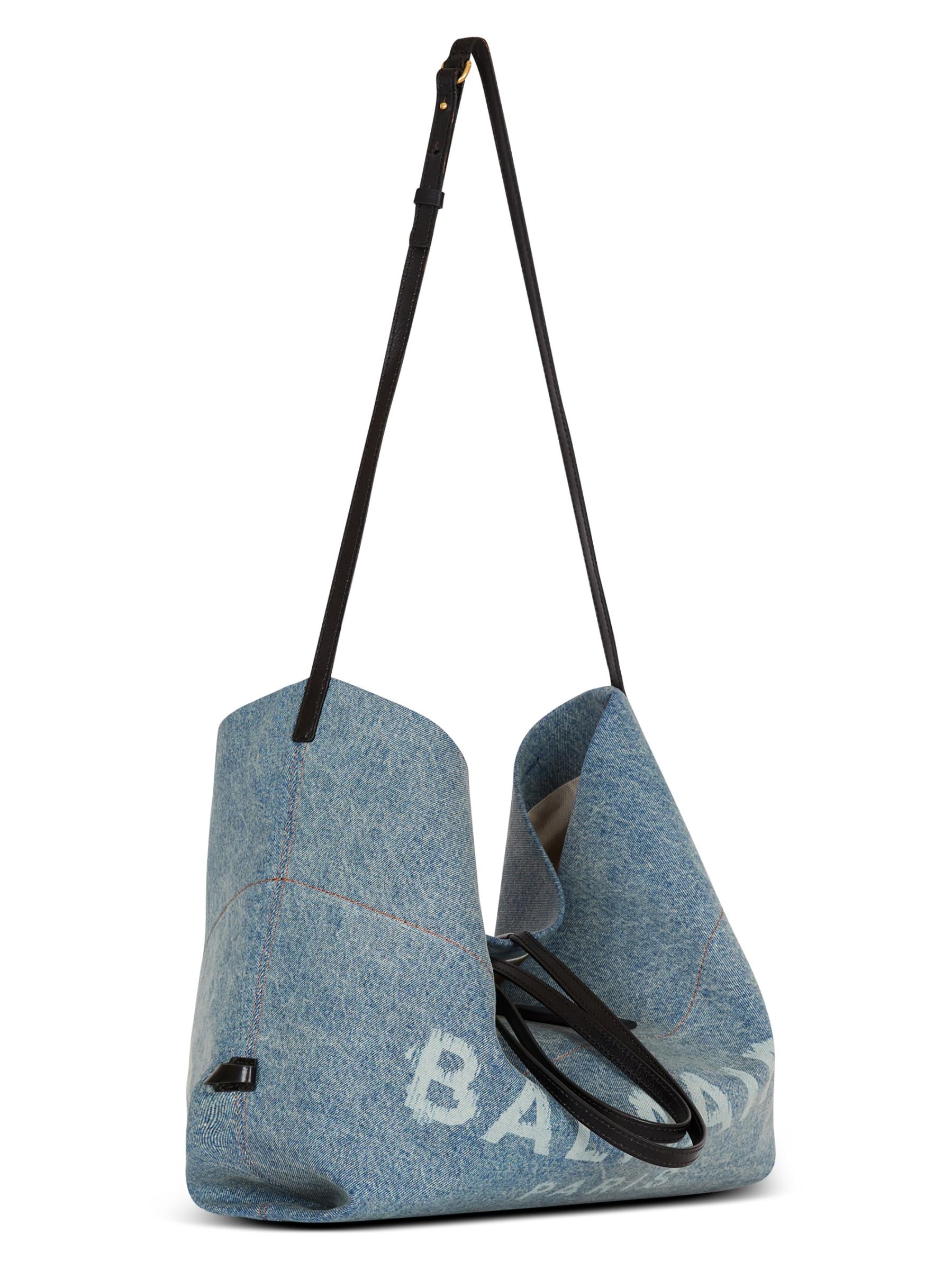 【関税&送料込み】Balmain Track Shopper Bag Shop Balmain - Track Denim Tote Bag | Saks Fifth Avenue