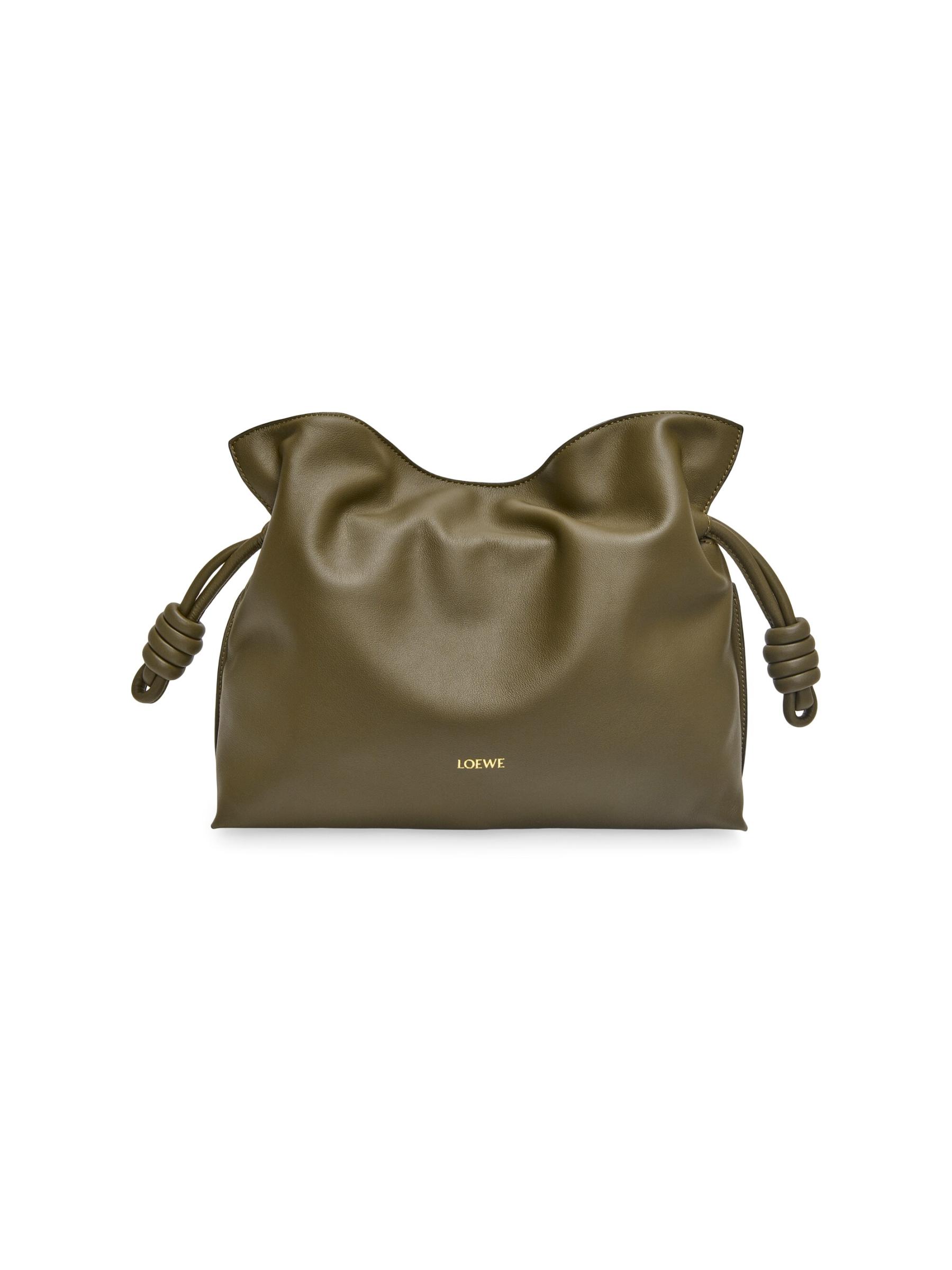 Loewe - フラメンコ レザー ドローストリング クラッチ を