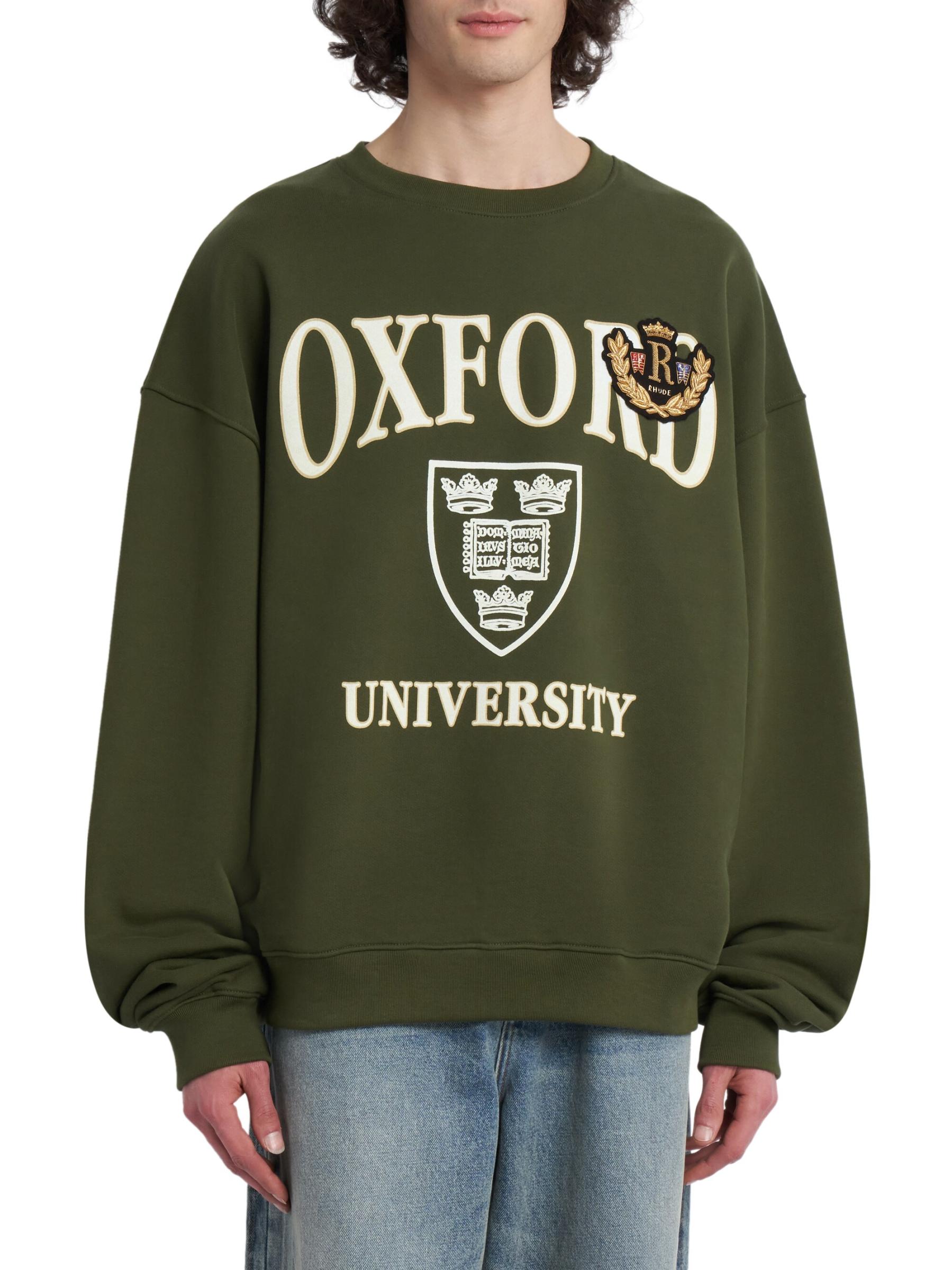 Rhude ルード / OXFORD CREWNECK SWEAT RHUDE OXFORD CREWNECK – R H U D E