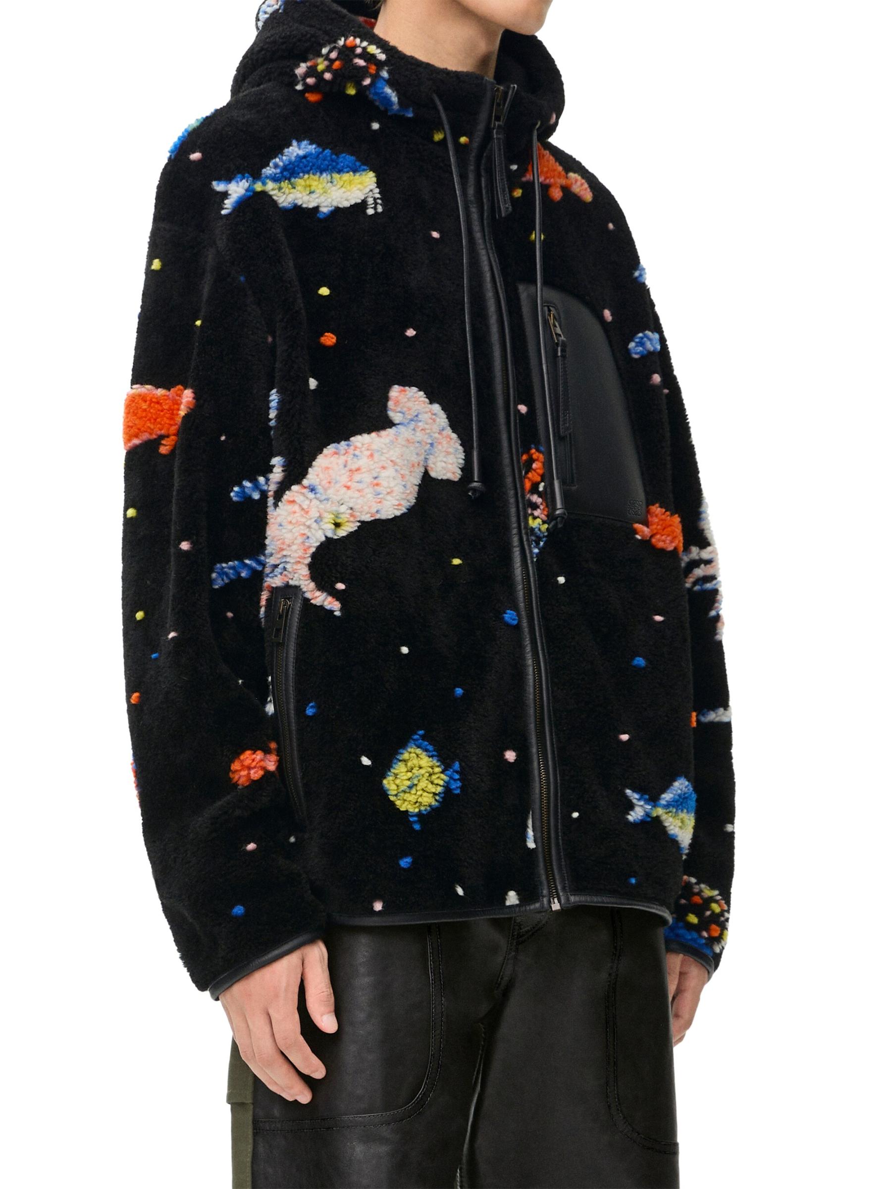 Shop Loewe - Suna Fujita x Loewe Fleece Hooded Jacket | Saks