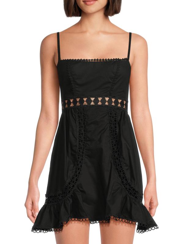 #2: فستان قصير من شارلوت كوتون - أسود