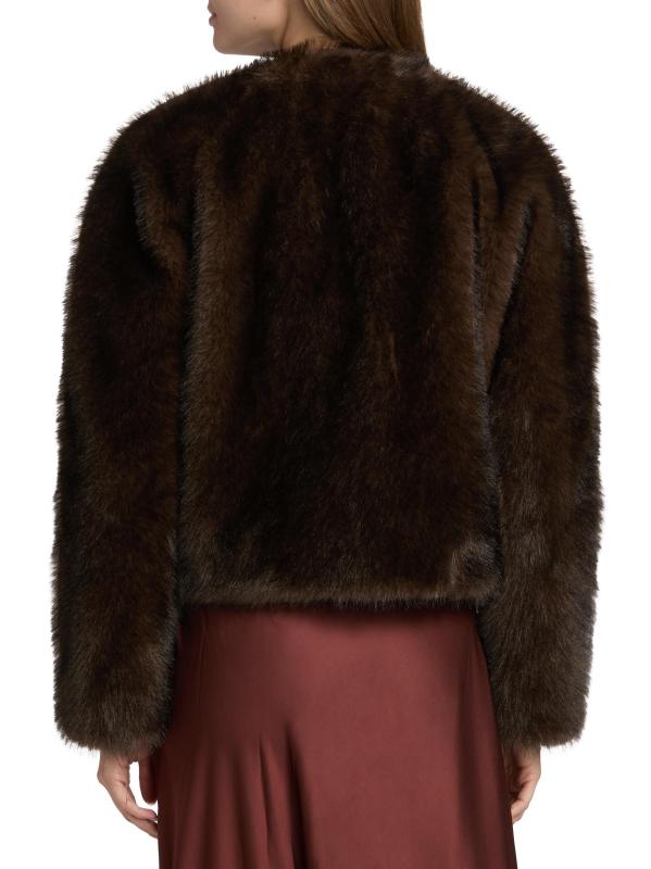 #4: جاكيت جوين من الفرو الصناعي - المنك