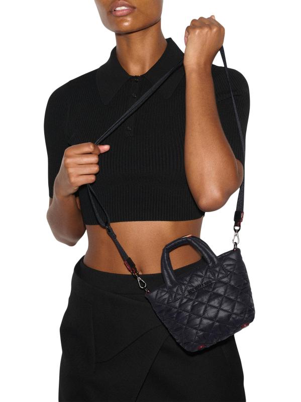 #3: حقيبة داون مترو الصغيرة من النايلون - أسود