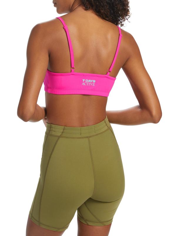 #4: حمالة صدر يوجا خفيفة - بينك جيو