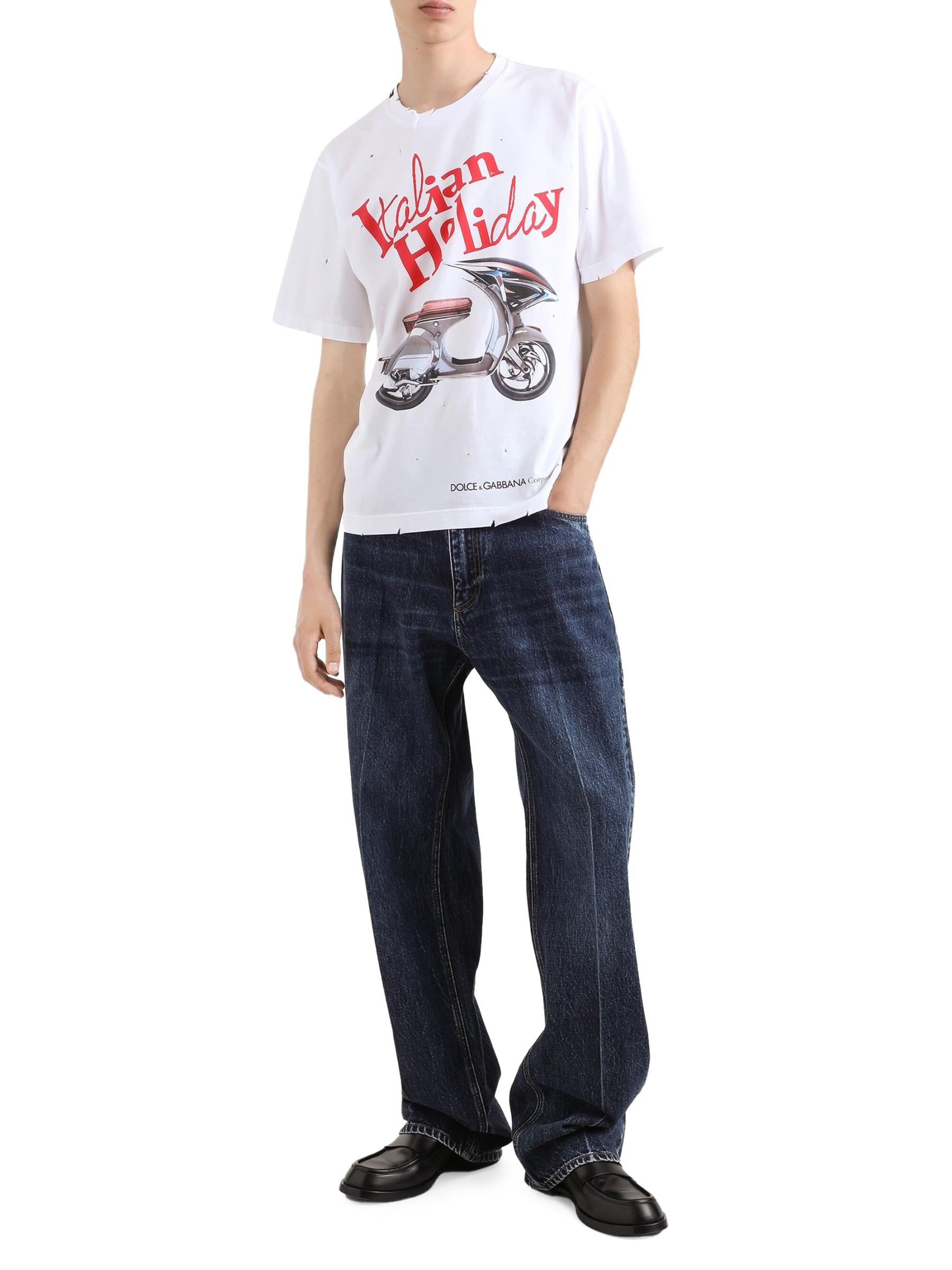 Shop DOLCE&GABBANA - Italian Holiday Vespa T-Shirt | Saks