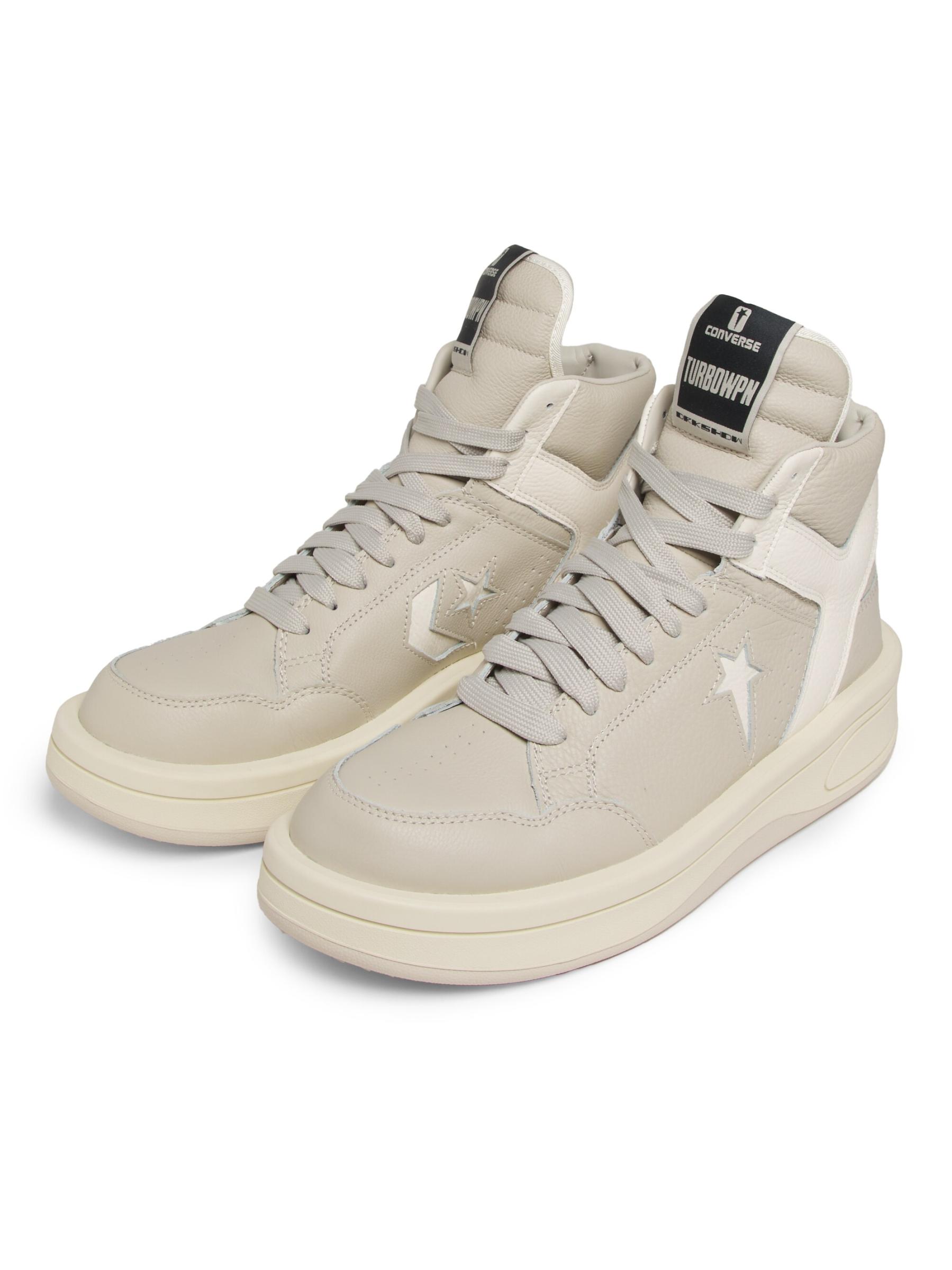 *DRKSHDW by Rick Owens*Turbowpn レザースニーカー DRKSHDW by Rick Owens - コンバース×DRKSHDW TURBOWPN レザー