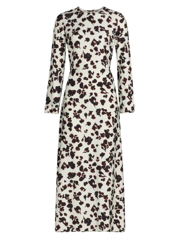 فستان ماكسي بنقشة الزهور من ويفرلي