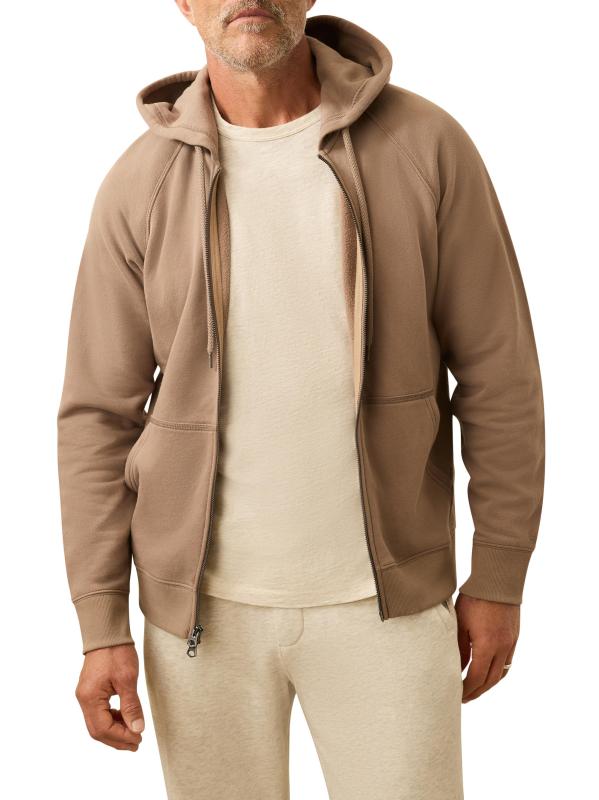 High Standard Cotton Fleece Zip-Up Hoodie