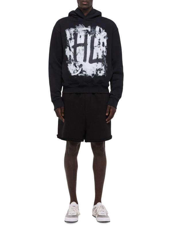 【HELMUT LANG関税込★】COTTON SCRIBBLE SWEATSHIRT Helmut Lang Scribble Logo Hoodie | WWW.HELMUTLANG.COM