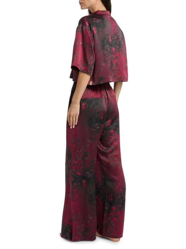 #4: بيجامة عالية الارتفاع قابلة للغسل من Lunya x Putnam Designs - أحمر ريفيري