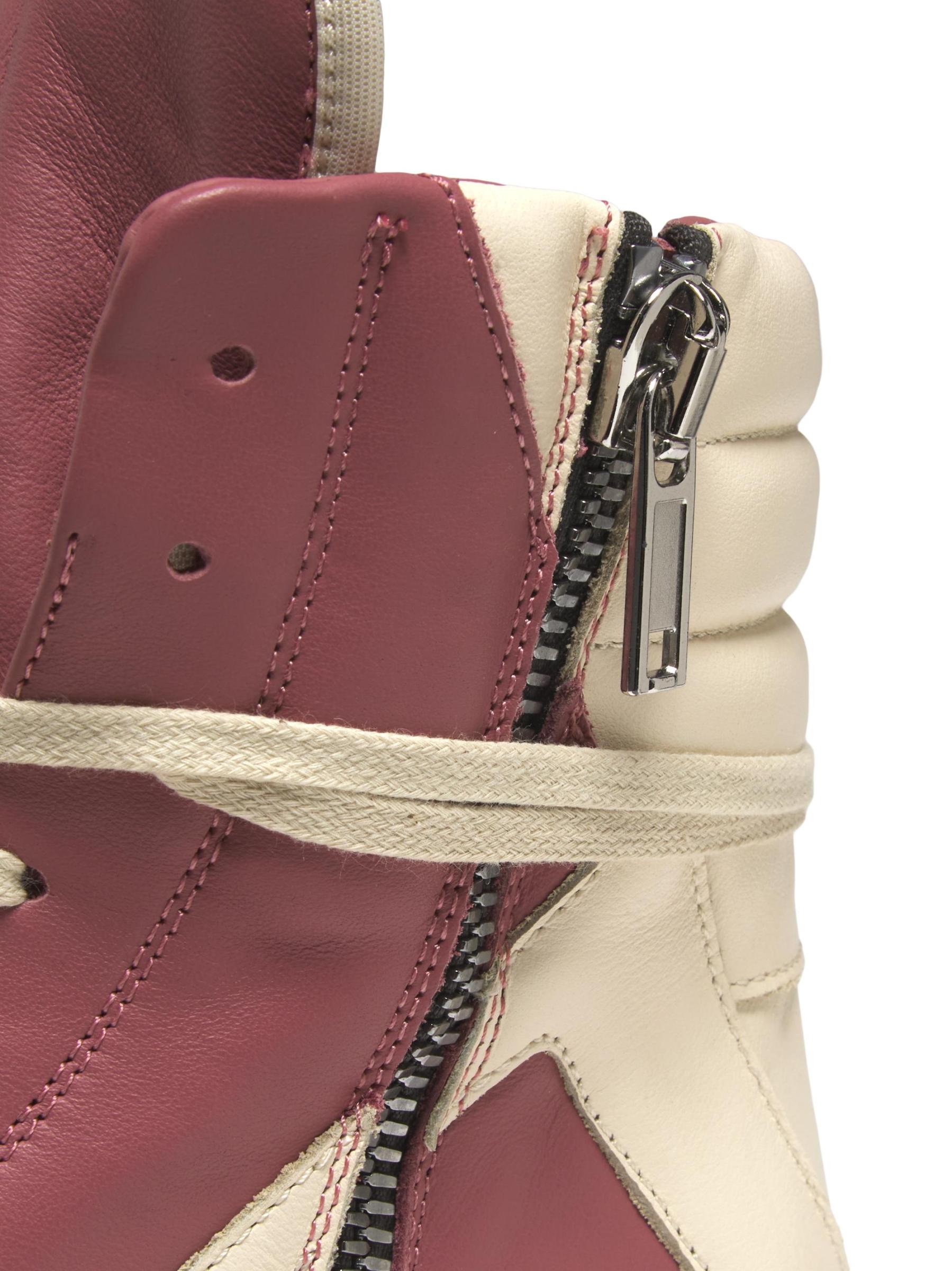 Shop Rick Owens - Geobasket Leather High-Top Sneakers | Saks