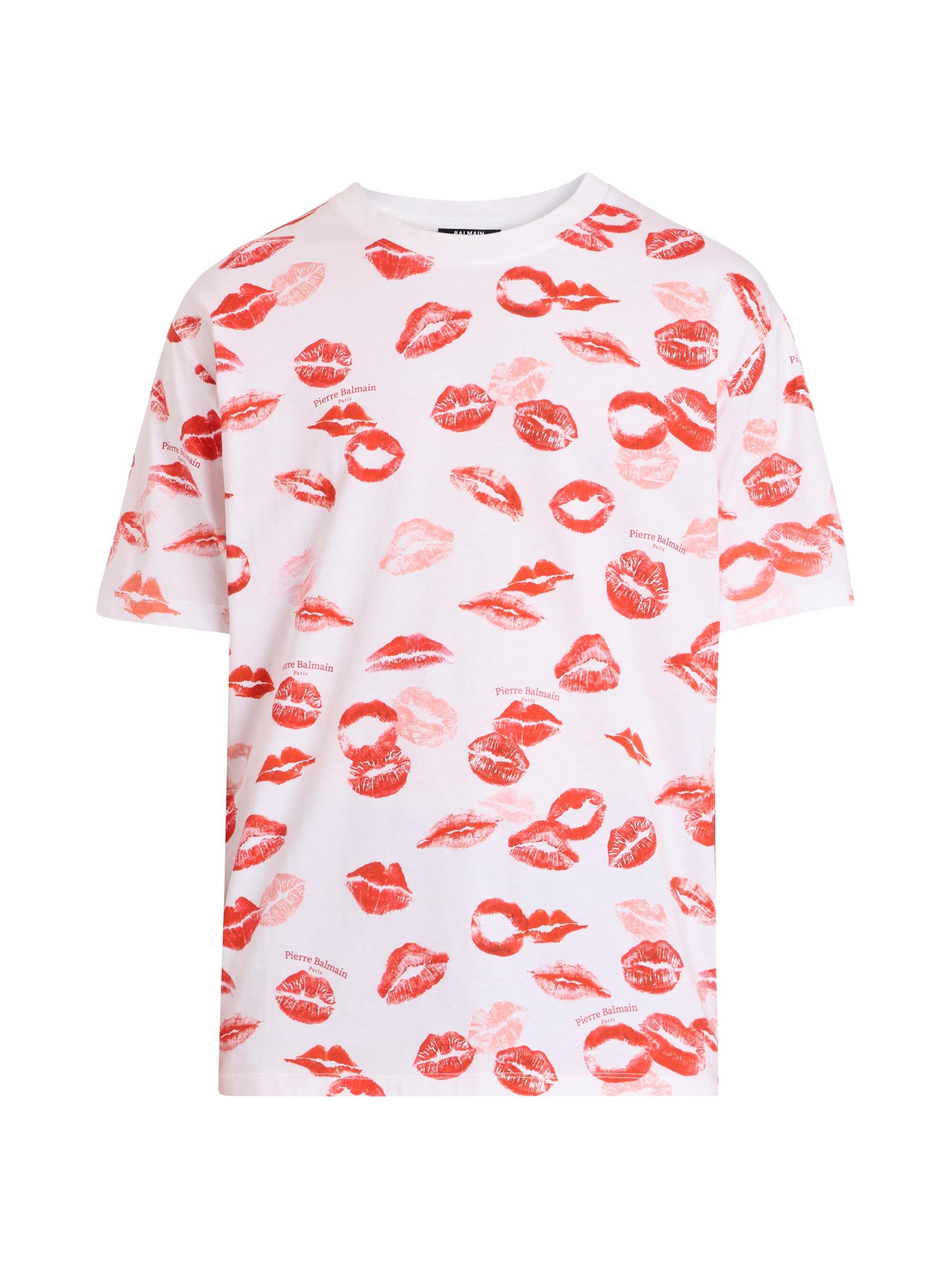 Shop Balmain - Kiss Print T-Shirt | Saks Fifth Avenue Canada