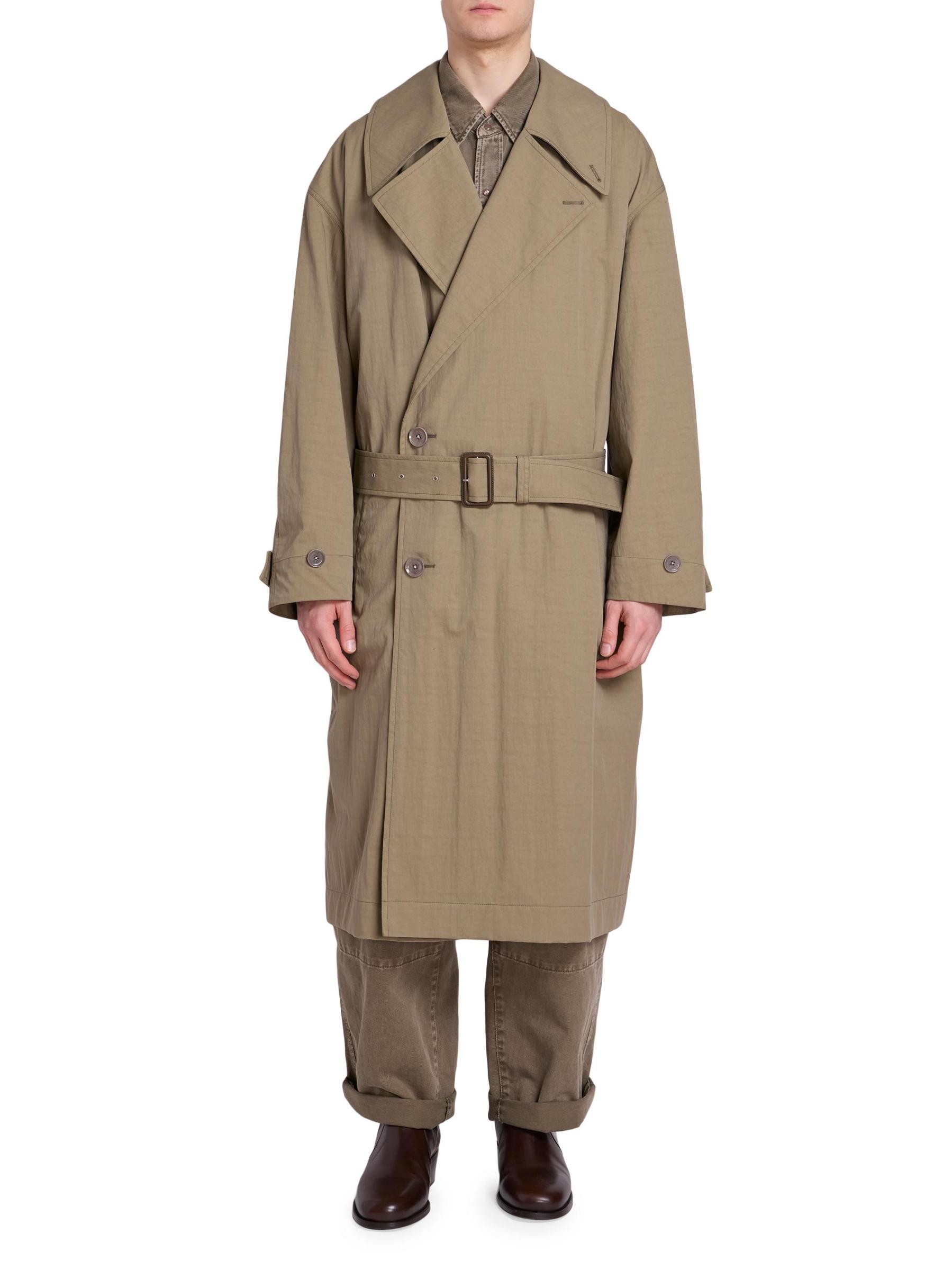 Shop Lemaire - Tibetan Cotton-Blend Trench Coat | Saks Fifth