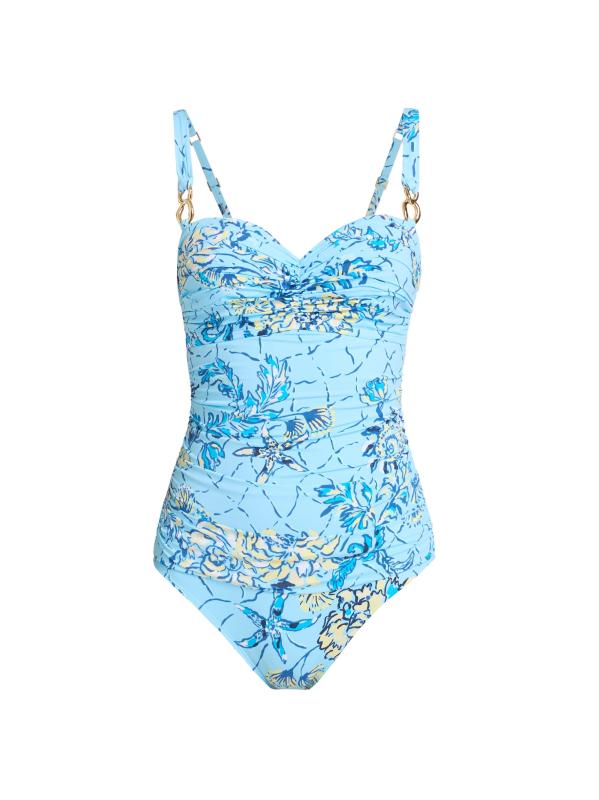Solaria Ruched One-Piece Swimsuit