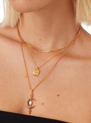 送料・関税込★MISSOMA★ラージ モルテン ペンダント ネックレス ae0d62ac-20c3-4f95-81e4-