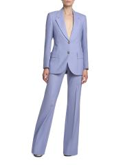 【VICTORIA BECKHAM】シングルブレスト ウールブレンド ブレザー Victoria Beckham - ウールブレンドシングルブレストブレザー を
