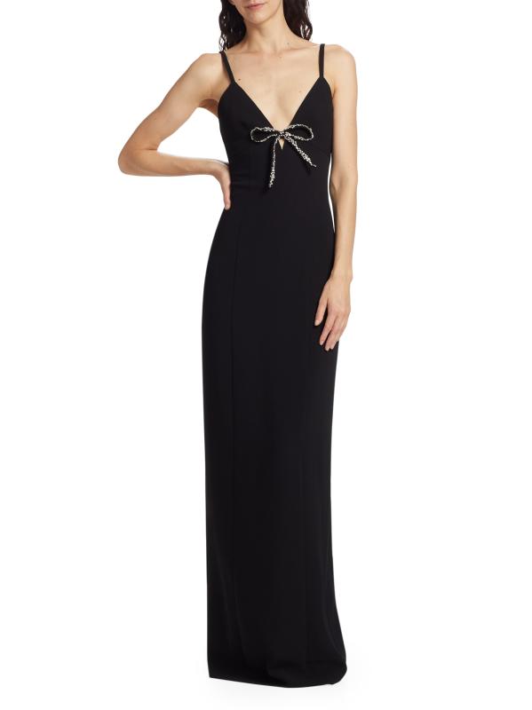 Designer Handbags Evening Gowns Saks Off Fifth Mac Duggal Bow V