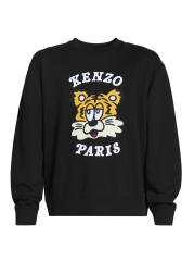 KENZO ブラック ライオングラフィック スウェット M KENZO - ケンゾー・ヴェルディ・マーケット・タイガー刺繍