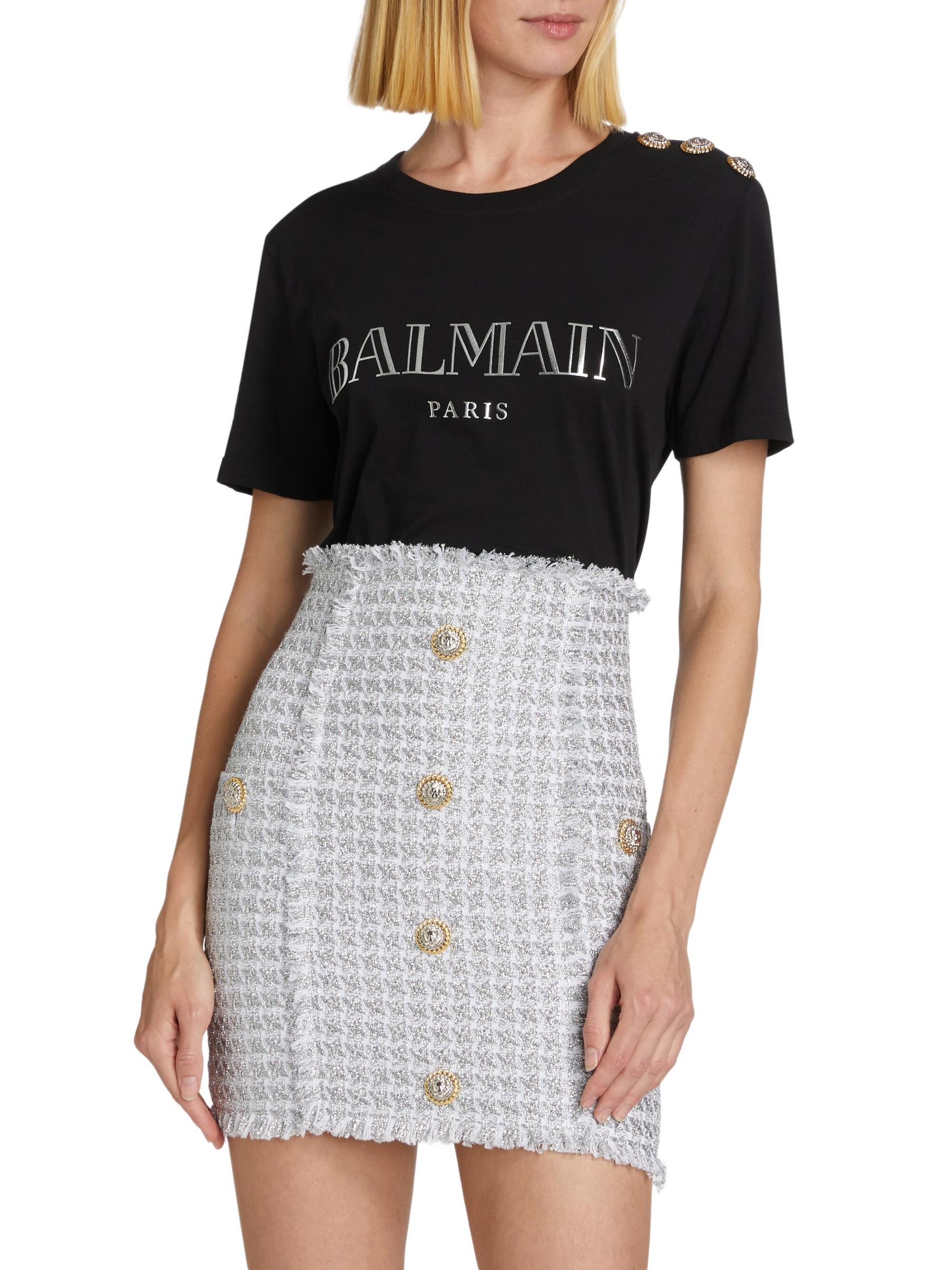 Shop Balmain - Vintage Cotton T-Shirt | Saks Fifth Avenue Canada