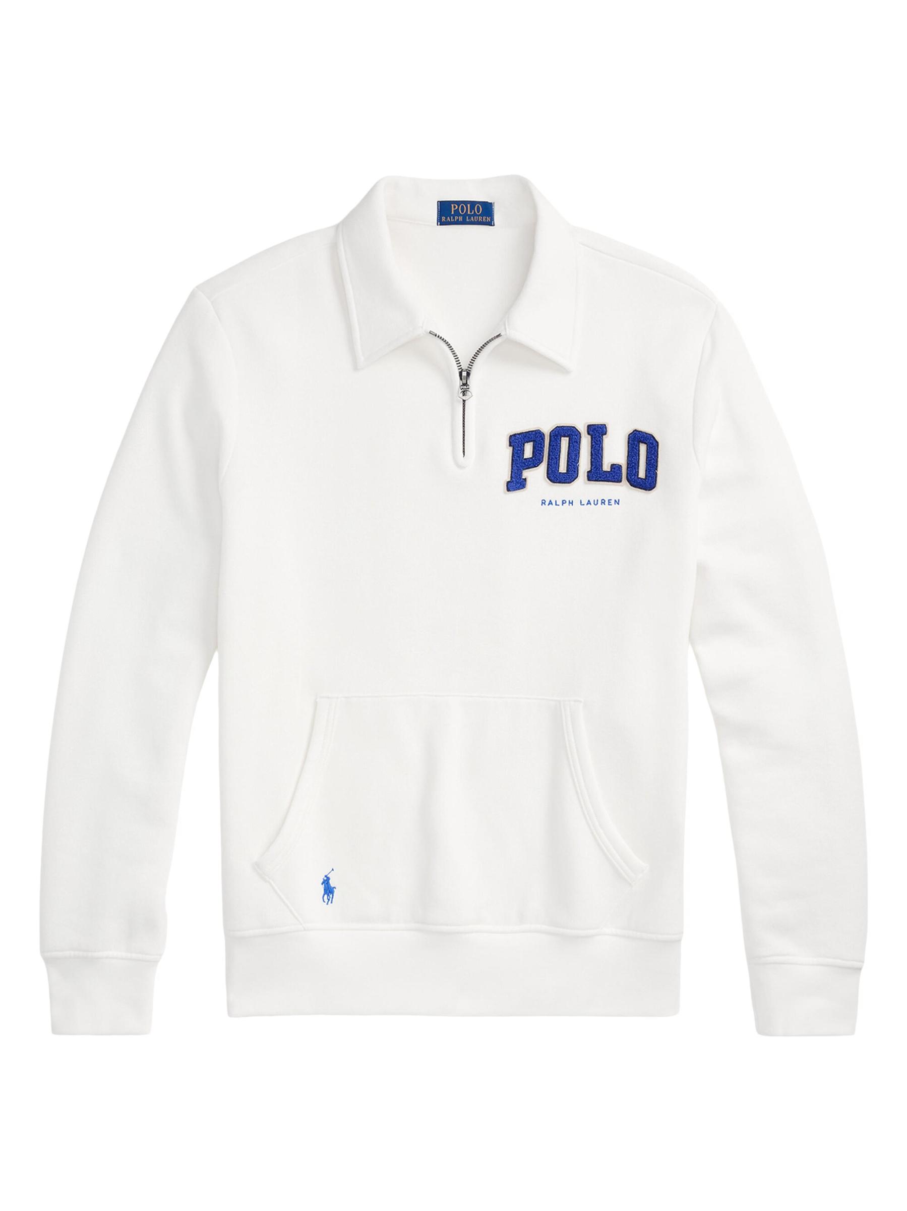 【POLO RALPH LAUREN】 RL Fleece Logo Collar Sweatshirt ★ Shop Polo Ralph Lauren - The RL Fleece Logo Collared