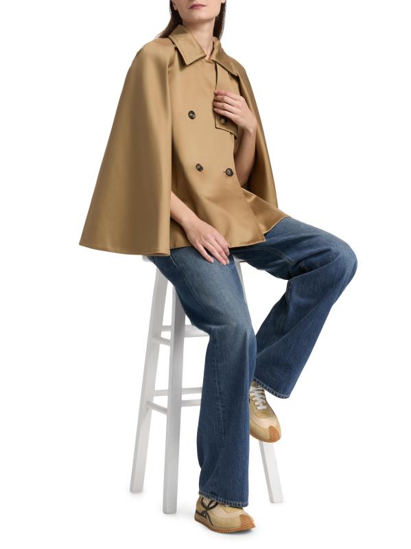 LOEWE ダブルブレストジャケット LOEWE - 【定価36.1万】LOEWE ダブル ブレスト ジャケット グレー EU46