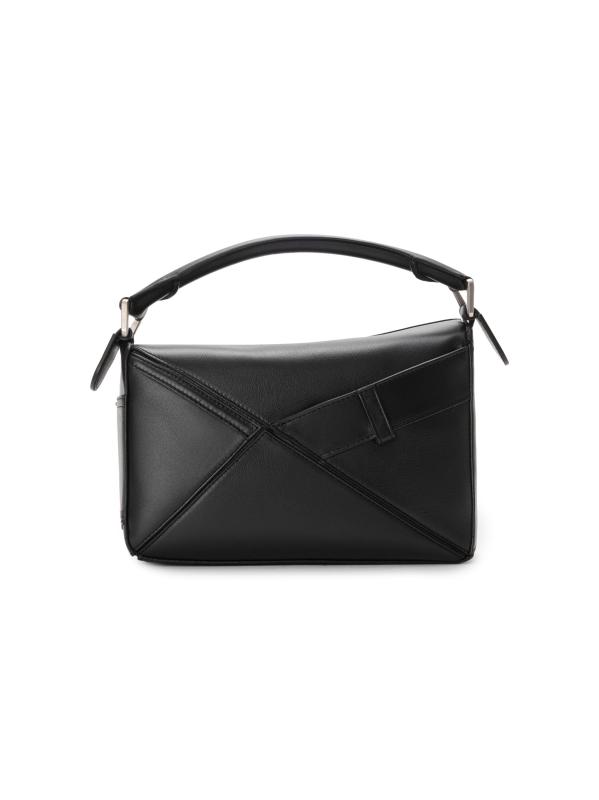 #4: حقيبة بانتا بازل صغيرة بمقبض علوي من الجلد - أسود