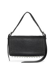 ★関税込み【Alexander Wang】Ricco フラップバッグ ミディアム Ricco Medium Flap Bag in Lambskin Leather in BLACK