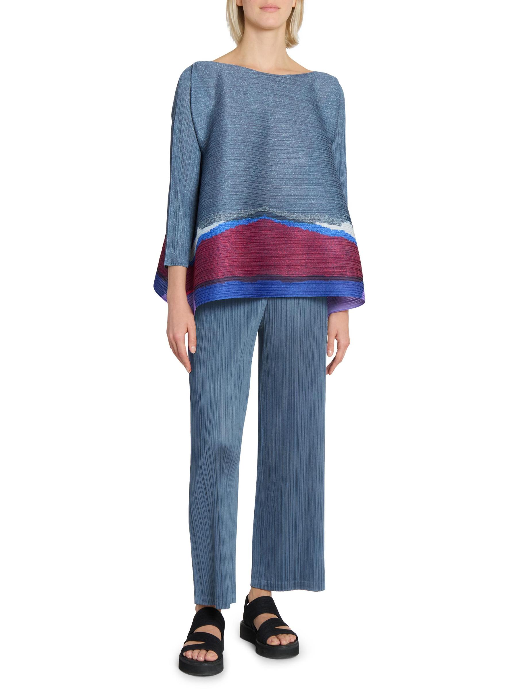 Shop Pleats Please Issey Miyake - Grainy Colors Top | Saks Fifth