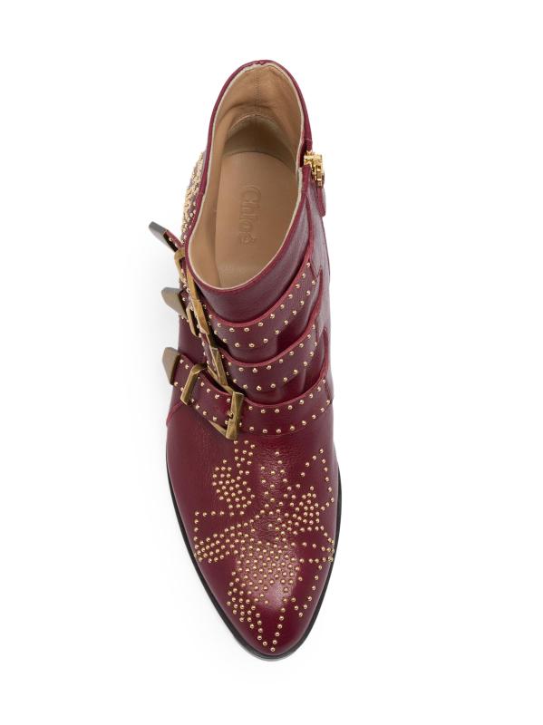 #4: حذاء سوزانا 40 ملم مرصع للكاحل - قنبلة