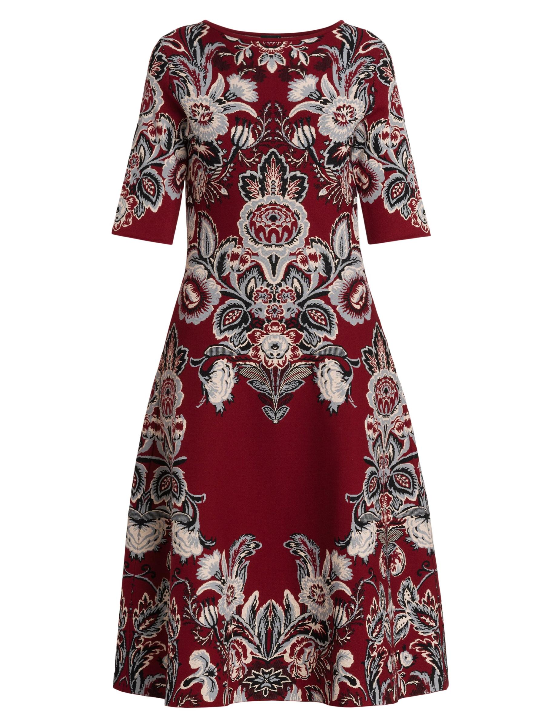 【ETRO】エトロ ニット ミディドレス ETRO - 花柄ニット ミディ丈ワンピース をオンライン購入 | Saks