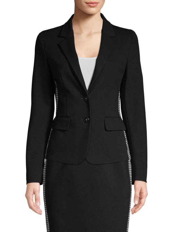 #2: بليزر بونتو ميلانو هاوندستوث المقلّم - أسود