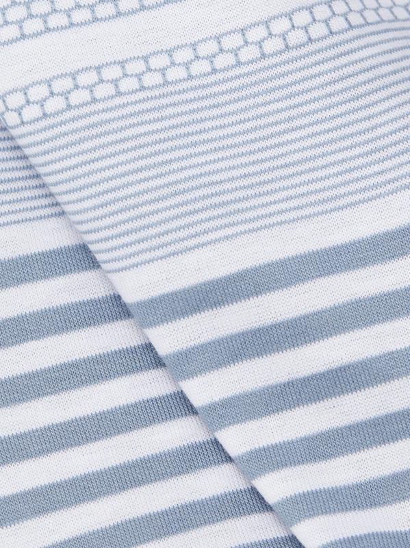 #6: قميص بولو متعدد الخطوط من كوليكشن - أزرق فاتح