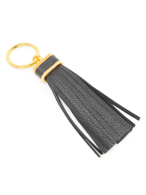 Shop Tom Ford - Soft Grain Leather T Tassel Keyring | Saks
