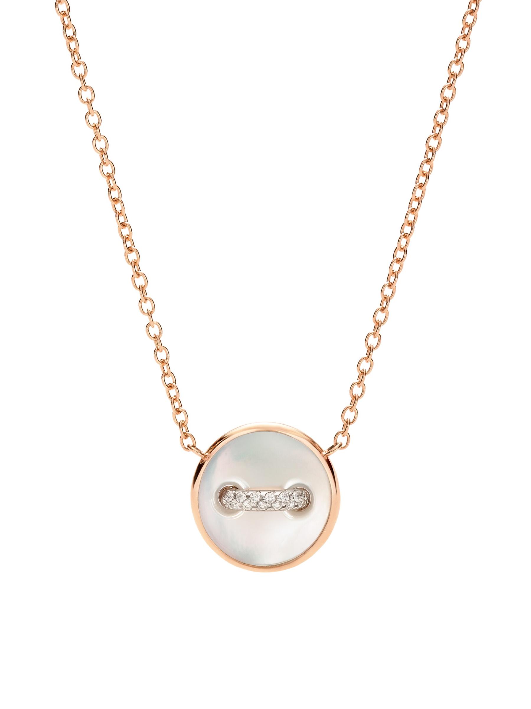 Shop Pomellato - Pom Pom Dot 18K Rose Gold, Mother-Of-Pearl