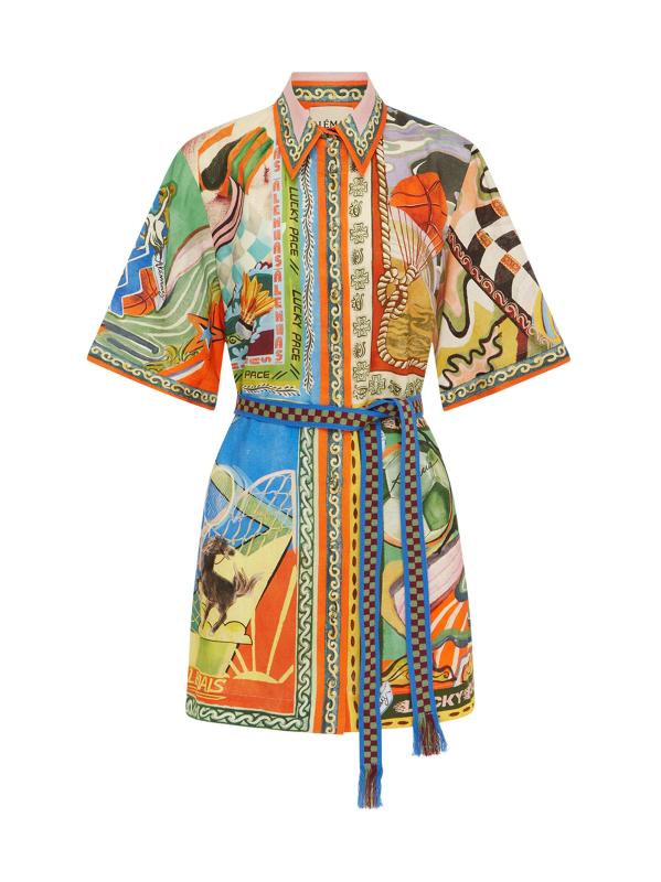 قميص لاكي بيس من الكتان