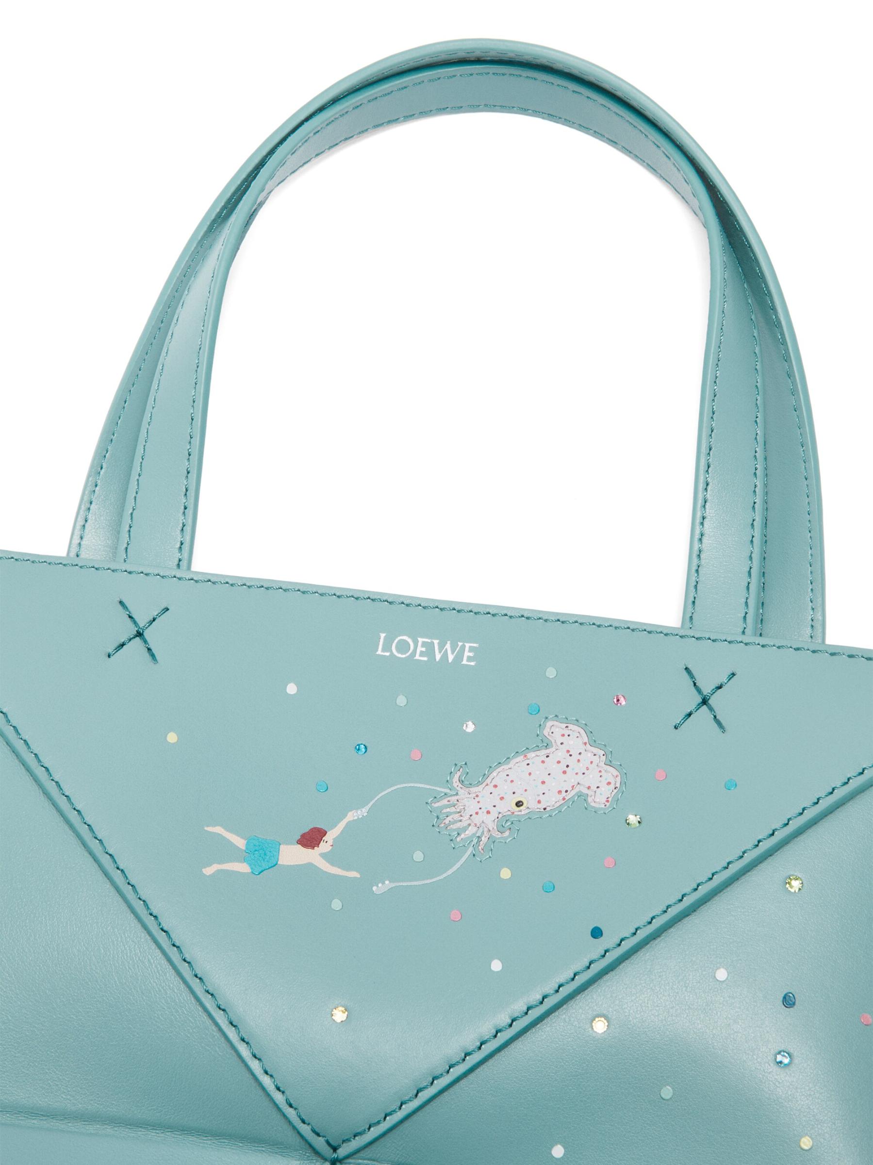 ★LoeweｘSuna Fujita★イカ パズルフォルド トート ミニ 国内発】LOEWE x Suna Fujita イカ パズルフォルド トートミニ