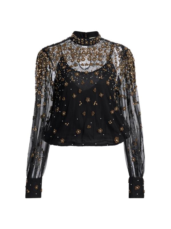 بلوزة بابل من القطن الشفاف