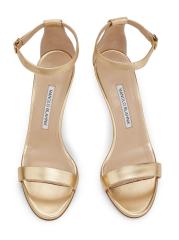 Manolo Blahnik - カオス・メタリック・レザー・サンダル を